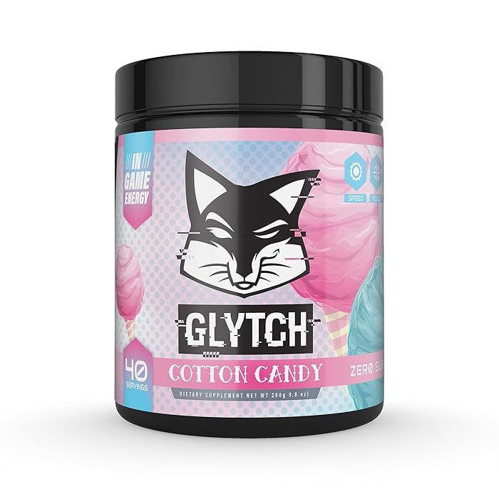 Buy GLYTCH Gaming Energy Supplement Powder Gamer and Esports Drink