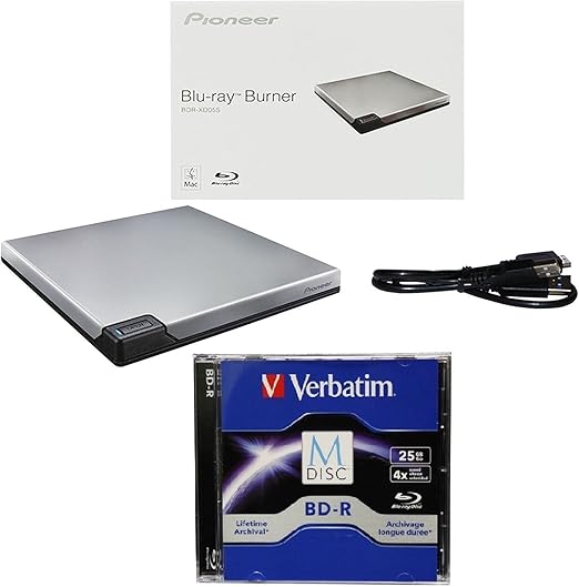 Produplicator Pioneer 6 x BDR-XD05S portátil grabadora de BLU-Ray USB 3