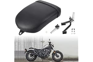 FIASRAC Rear Passenger Seat and Foot Pegs Kit for Honda CMX 300 CMX 500 Compatible with Honda Rebel 2017 2018 2019 2020 2022