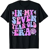 in My Seven Year Old Era Girl Boy 7th Birthday 7 Year Old T-Shirt