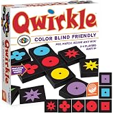 MindWare Qwirkle Color Blind Friendly Family Game Game for Kids and Adults - Fun Family Game Night Game for Concentration and Visual-Thinking Skills - Ages 6+