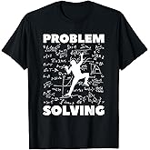 Problem Solving Climber Gift - Rock Climbing Bouldering Pun T-Shirt