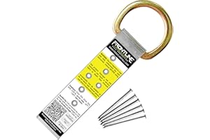 FRONTLINE FALL PROTECTION Frontline ROSU01SS Stainless Steel Permanent Roof Anchor | Corrosion Resistant | 5,000 lbs Strength | OSHA & ANSI Compliant