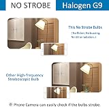 SCNNC G9 Halogen Bulbs 230V 33W Dimmable 460LM 2700K 360° 10 Pack view 6