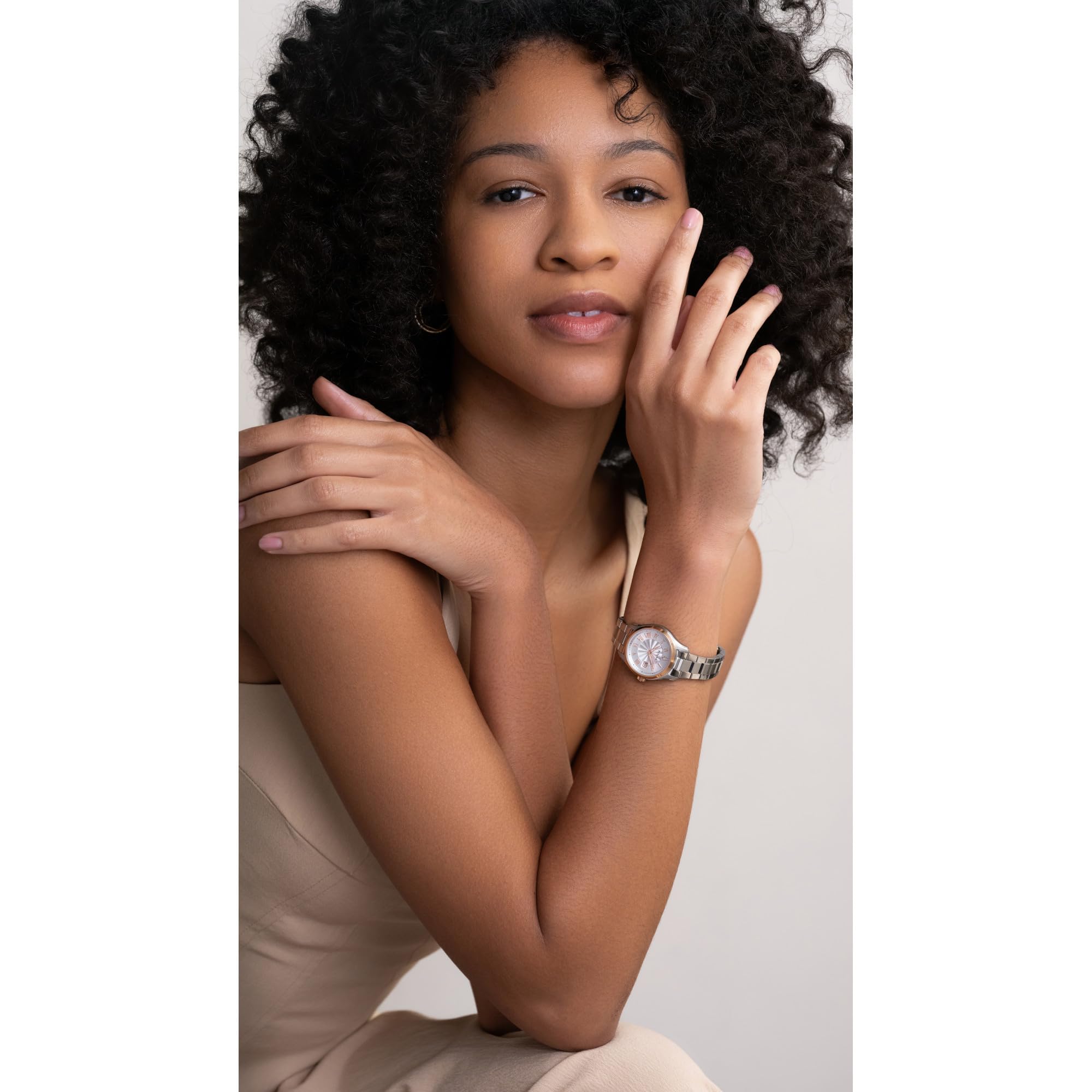 Bulova Ladies Classic Mini Wilton 3-Hand Quartz Silver Stainless Steel Watch, Day Date, 29mm