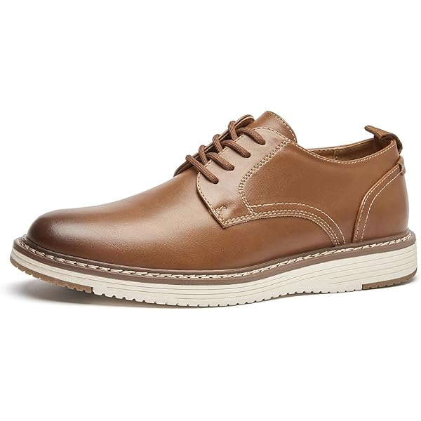 Chaussures Oxford Homme Cusolemore – Cuir PU Souple, Semelle Caoutchouc Antidérapante, Confort Léger