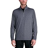 Haggar Mens The Active Series Tech Jersey Stretch Quarter Zip