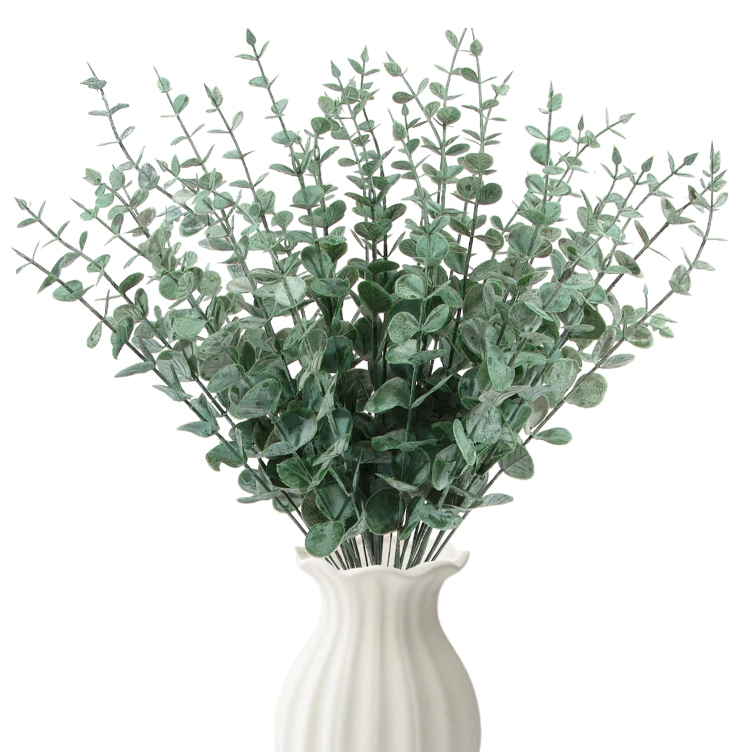 RXKFIGX 30 PCS Artificial Eucalyptus, Eucalyptus Stems, Natural Eucalyptu Dried Flowers, Eucalyptuses Leaves, Dried Eucalyptuses Artificial Plant Branches for Bouquet, Wedding Parties, Party, Home