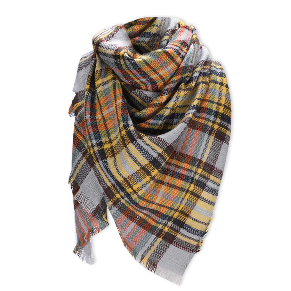 Blanket Scarf for Women, Winter Plaid Scarf Warm Soft Chunky Large Fashion Wrap Shawl Christmas Scarves Blanket Scarf for Women, Winter Plaid Scarf Warm Soft Chunky Large Fashion Wrap Shawl Christmas Scarves