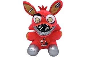 Milenzom Nightmare Foxy Plush 8 inch,5 Nights Freddy Plush Toys, for Boy Girl Christmas Halloween Birthday Gift