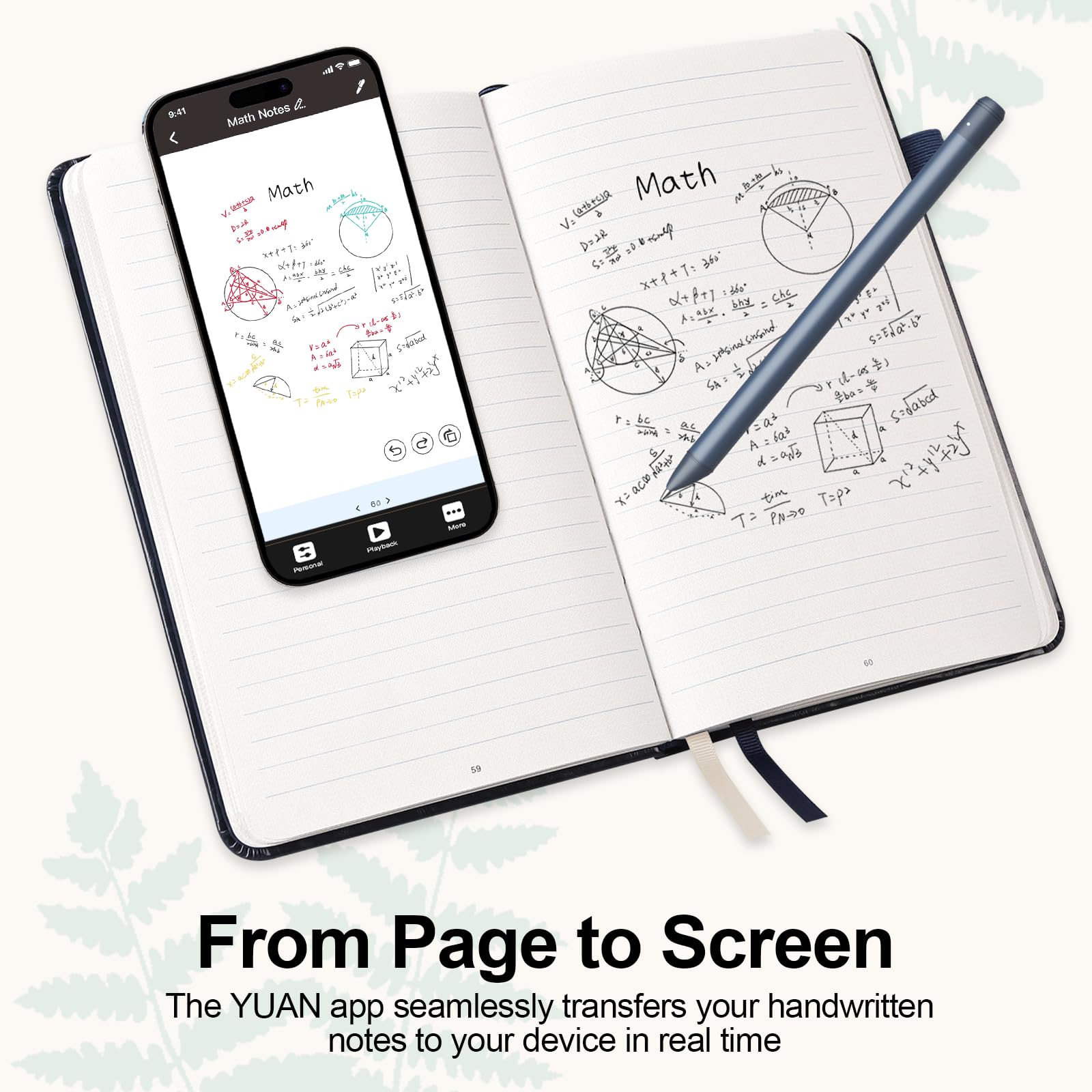 Mua Smart Pen with Real Paper Notebook, Digital Pen for Note Taking ...