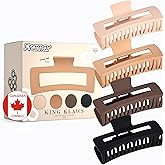 FRAMAR Big Claw Clips For Thick Hair – Extra Large Claw Clip For Thick Hair, Large Hair Claw Clips, Hair Clips For Women, Hai