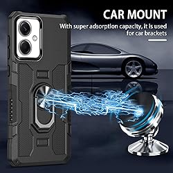EUAGVQY for Xiaomi Redmi Note 12 Poco X5 Case,Heavy