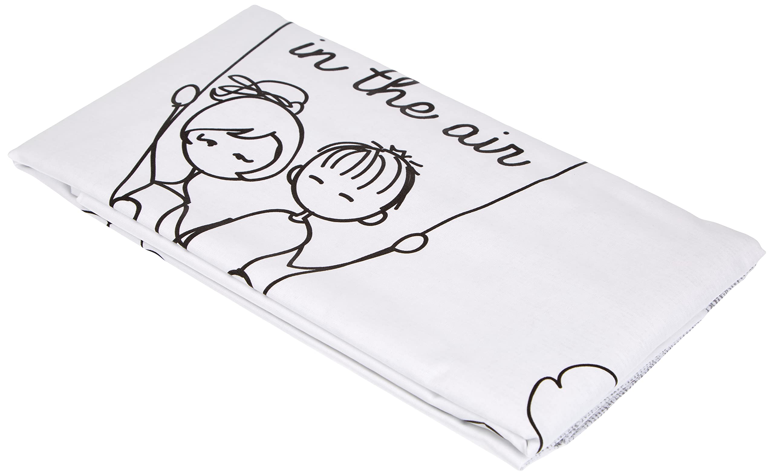 Italian Bed Linen Pair of Pillowcases Digital Print, PRINTED-48, 52 x 82 cm