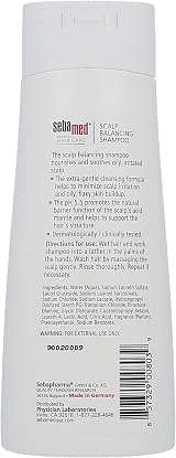 Sebamed Anti-Dandruff Shampoo 200ml for Oily Hair Piroctone Olamine view 2
