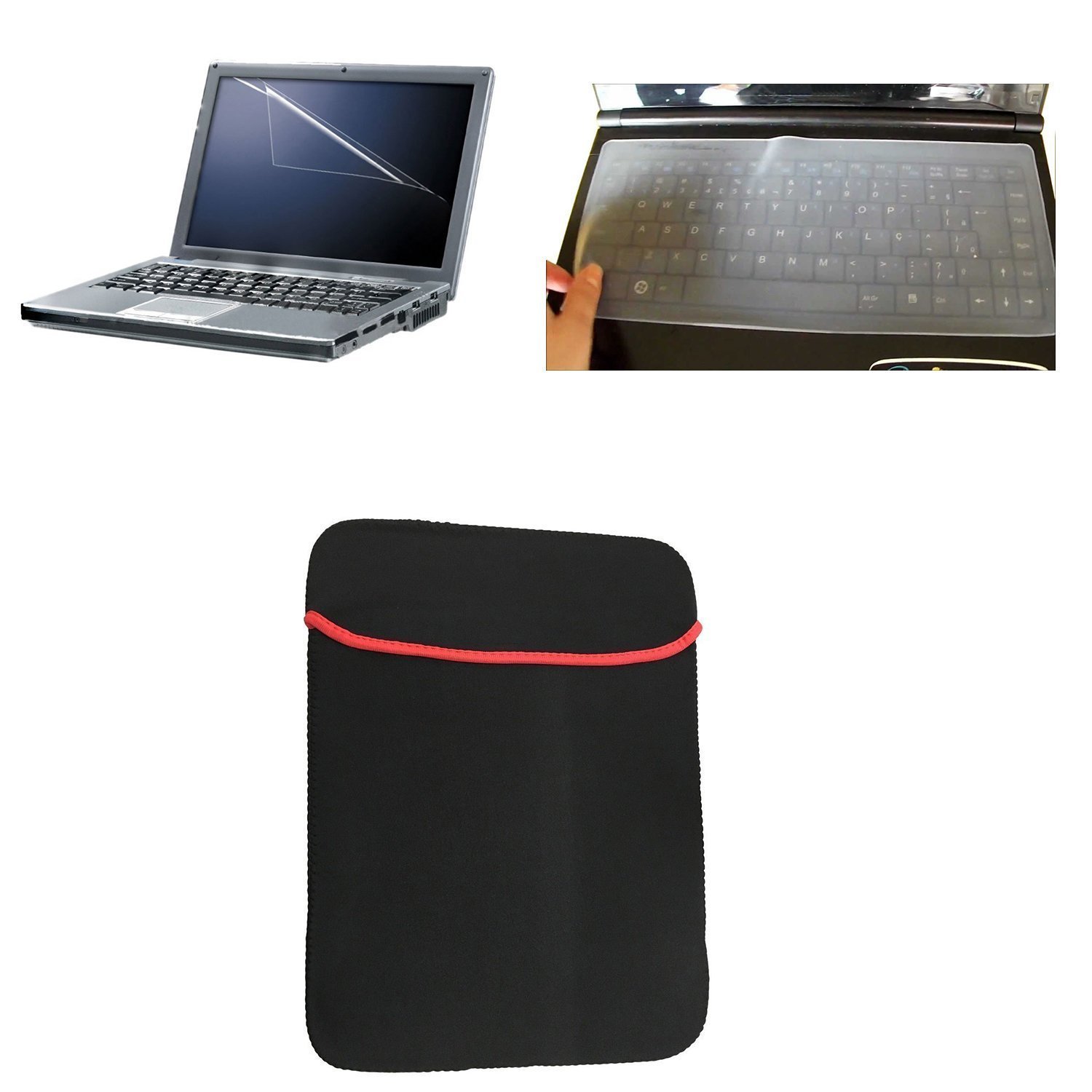 (3 in 1) SNDIA [Laptop Accessory Kit] Laptop Screen Guard, Keyboard