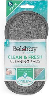 Beldray 8 Litre Washing Up Bowl with Integrated Drainer Plug Grey Set of 4 Pads view 3