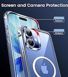 Mkeke Magnetic Clear Case for Phone 17, Compatible