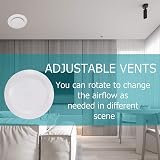 Hon&Guan 4 Inch Adjustable Round Air Vent Cover 100mm Ceiling Vent view 7