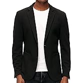 PJ PAUL JONES Men's Casual Knit Blazer Suit Jackets Two Button Lightweight Unlined Sport Coat