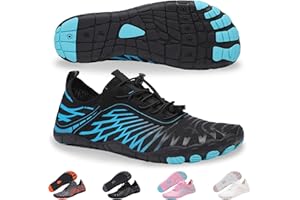 IEIRYE Hike Barefoot Shoes for Women Men - Quick Dry Wide Toe Box Beach Swim Athletic Sports Shoes, Non-Slip Hike Yoga Lightweight Footwear Aqua Hiking Walking Kayaking Diving Surfing