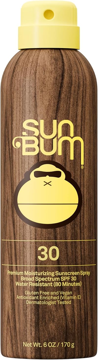 SUN BUM SPF30 Sunscreen Spray UVA UVB Protection Broad Spectrum Water Resistant