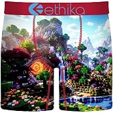 Ethika Men's Mid Boxer Brief, Griffin Colapinto - The Flight | Shorter Mid-length mens mid with Engineered Prevent, Soft 4-way, and Blend