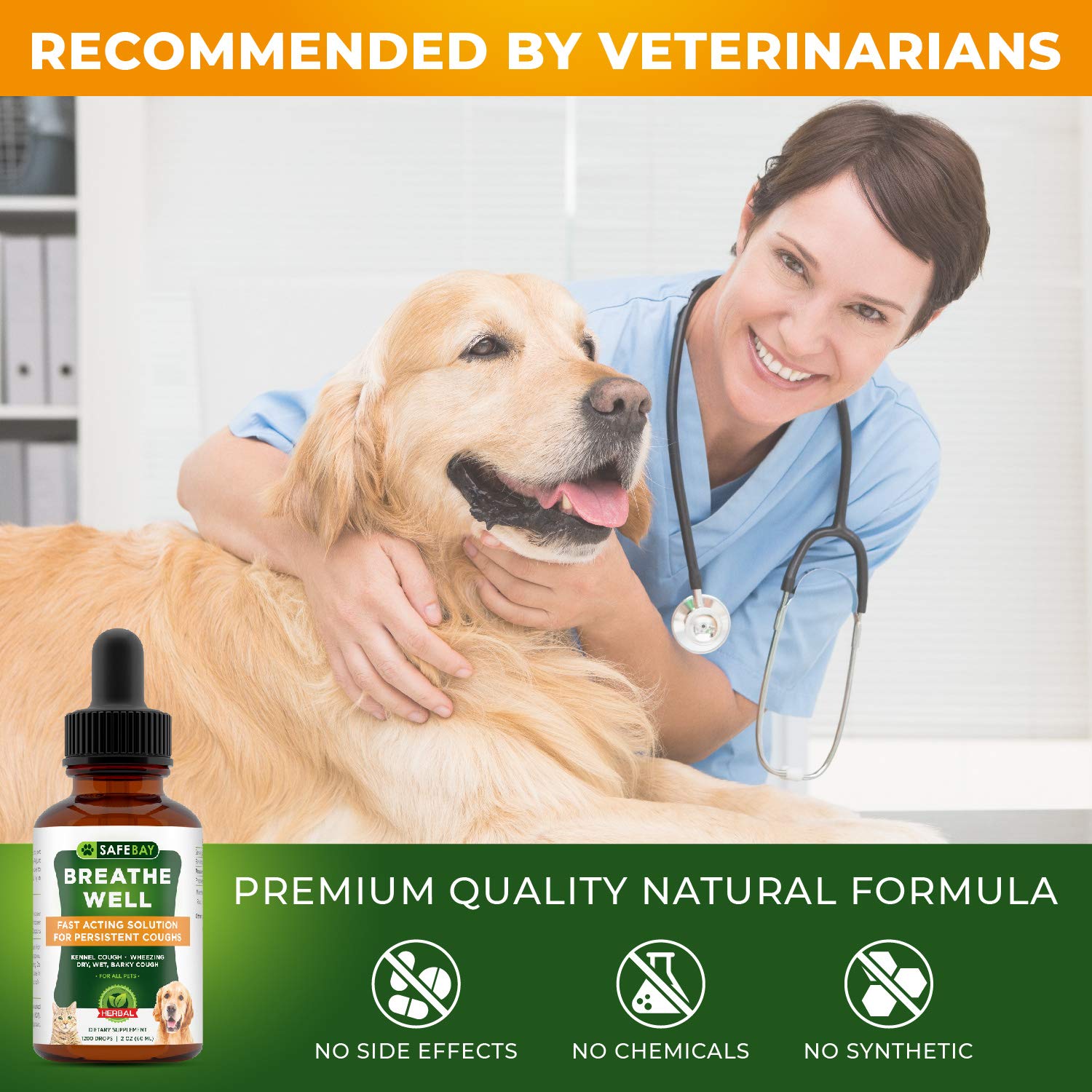 SafeBay Dog Supplement and Cat Supplement Premium Quality - 1200 Drops ...