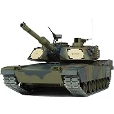Heng Long Modified Edition 1/16 2.4ghz Remote Control US M1A2 Abrams Tank Camouflage Color(360-Degree Rotating Turret)(Steel Gear Gearbox)(3800mah Battery)(Metal Tracks &amp;Sprocket Wheel &amp; Idle Wheel)