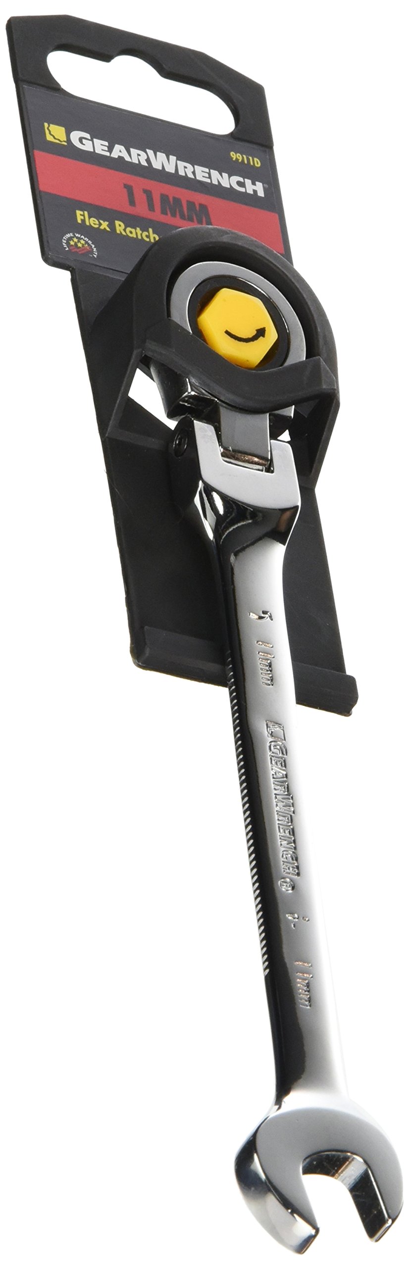 Gearwrench GW9911 Flex Ratcheting Wrench, 11 mm