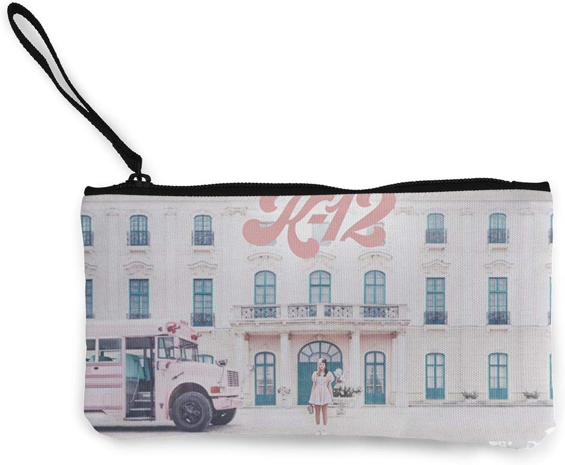 KALISA Melanie Martinez K-12 Coin Purse Canvas Purse Pencil Bag Zipper Change Purse Multi-functional Makeup Bag
