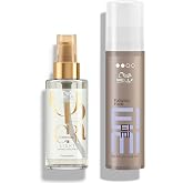Wella Professionals Oil Reflections Light Luminous Reflective, Finishing Oil For Fine to Normal Hair + EIMI Flowing Form Anti-Frizz Smoothing Balm, For Frizzy And Damaged Hair, Hair Care Bundle
