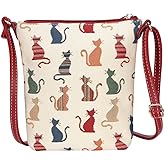 Signare Tapestry Cross-body Satchel Bag/Lightweight Purse