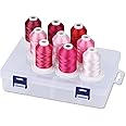 Amazon.com: Simthread Embroidery Thread with Storage Box, 800 Yards ...