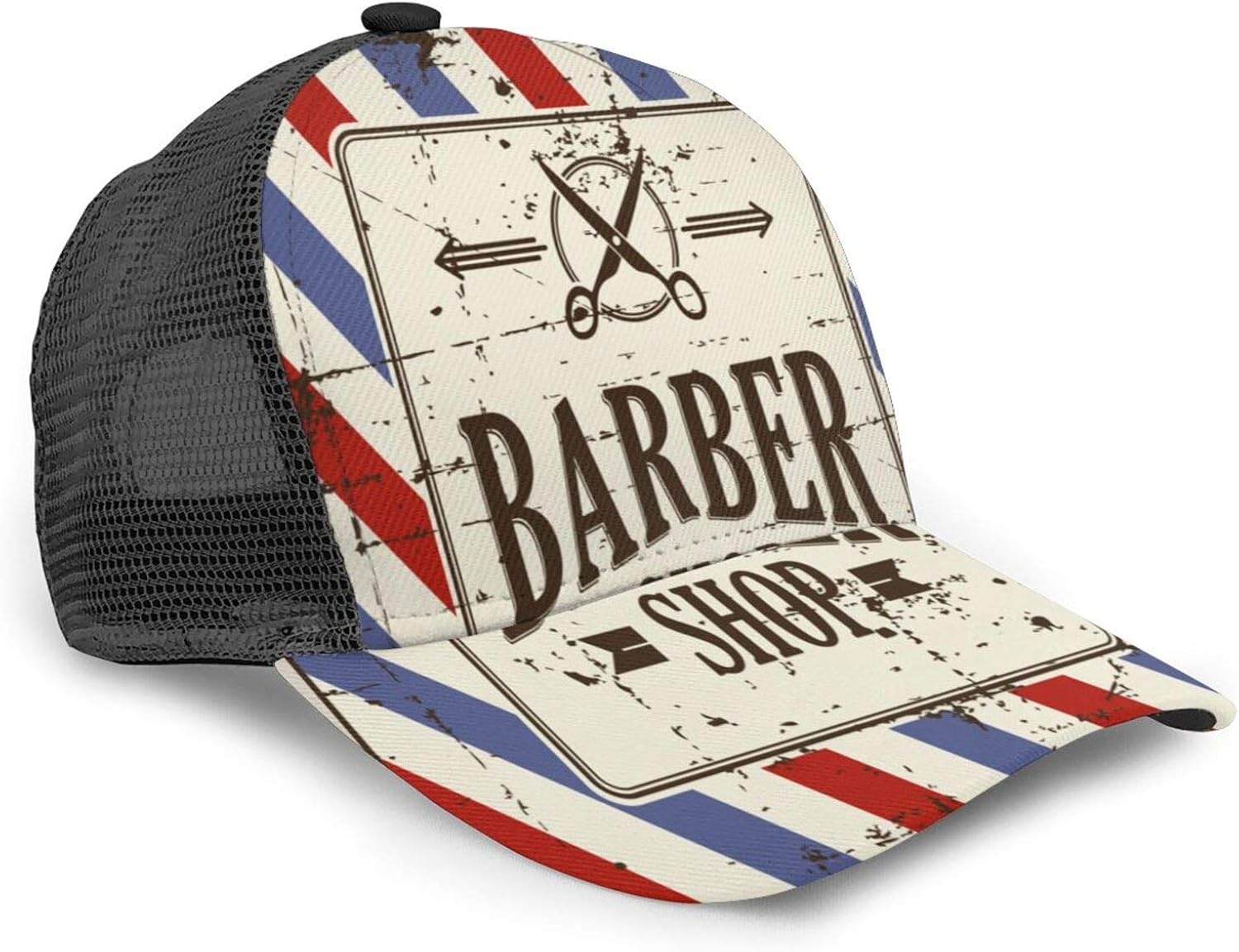 Baseball Cap Barber Shop Logo Profession Hairdresser Hats for Men Women
