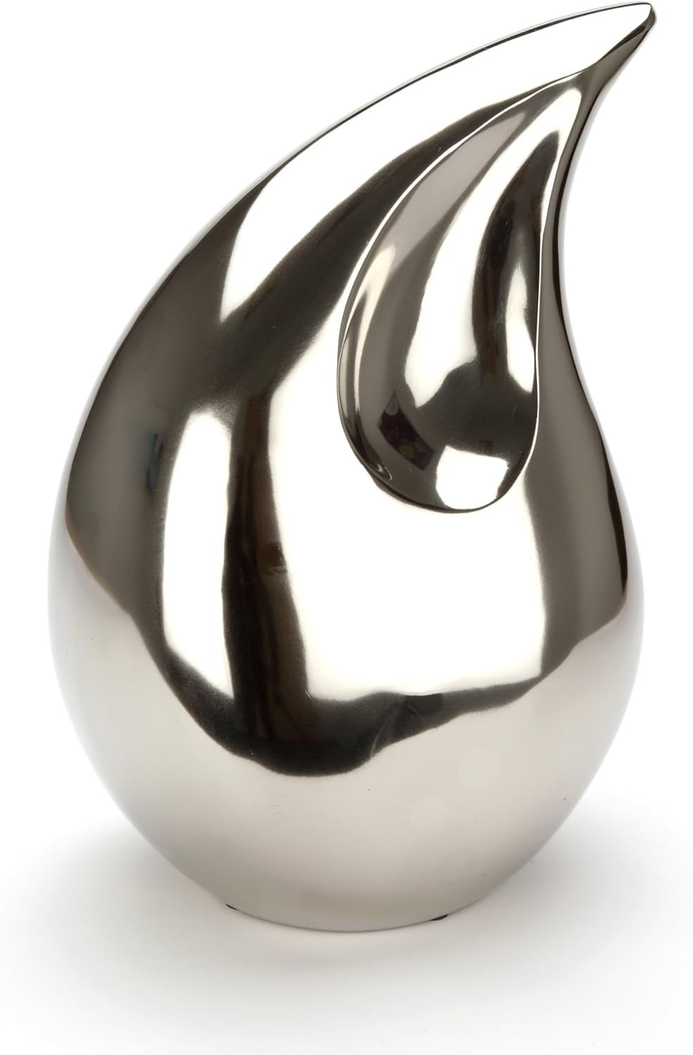 Urns UK 13inch Teardrop Cremation Urn, Tiverton Nickel Amazon.co.uk
