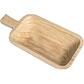 Creative Co-Op Paulownia Wood Decorative Tray, Natural