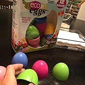 Eggo Eggs Compostable Fillable Plastic Easter Eggs