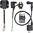GOOFIT Ignition Coil 6 Pin AC CDI Box 12V Voltage Regulator Rectifier Relay Kit Replacement for CG 125cc 150cc 200cc 250cc Vertical Engine Chinese ATV 4 Wheeler Quad Go Kart