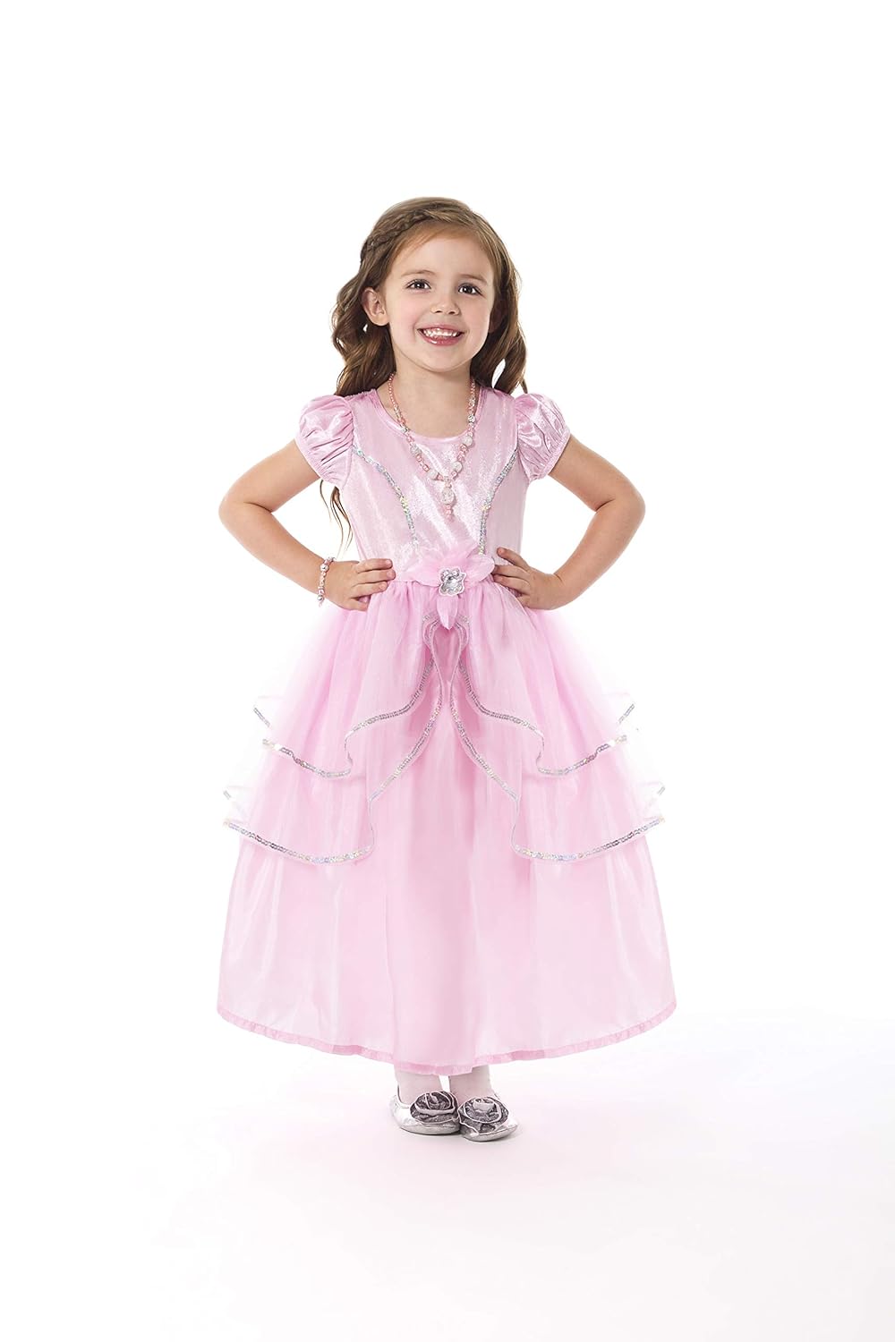 Little Adventures Royal Pink Princess Dress Up Costume & Matching Doll