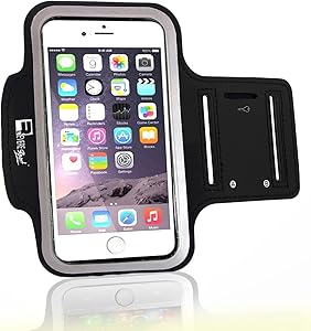 Revere Sport Armband for iPhone 7 with Fingerprint ID Access. Premium Phone Arm Case Holder for Running, Gym Workouts