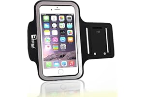 RevereSport Running Armband for iPhone SE 2020 / SE 2022 with Fingerprint ID Access. Sports Phone Arm Case Holder for Jogging, Gym Workouts