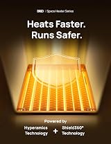 Dreo 1500W Space Heater Oscillating Portable with Remote Thermostat 3-Mode view 6