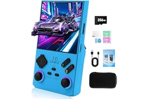 GWALSNTH V40 MAX Retro Handheld Game Console, 40000 Games Preloaded 256G TF Card, Built-in 49+ Emulators, 4.0 Inch 4K HD IPS 