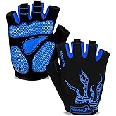 MOREOK Cycling Gloves Bike Gloves for Men/Women-[5MM Gel Pad] Half Finger Bicycle Biking Gloves for Cycling/Weight Lifting/Gym/Motorcycle/Rowing/Outdoor Sports