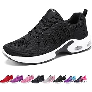 12 Hour Shift Shoes for Women, Air Cushion Wide Toe Work Sneakers | 12 Hour Shift Shoes for Women, Air Cushion, Wide Toe, Lig