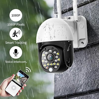 SDETER 1080P Outdoor Security Camera with Pan Tilt Tunisia Ubuy
