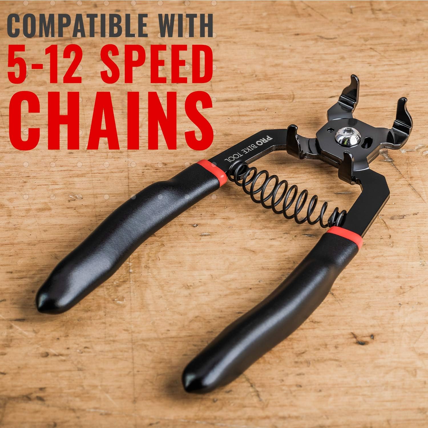 PRO BIKE TOOL 2-in-1 Master Link Chain Pliers - Replace Chain Links - All Speed Chains, Missing Links - Quick & Easy - Bicycle Repair Kit for Road and Mountain Bikes: Home Improvement