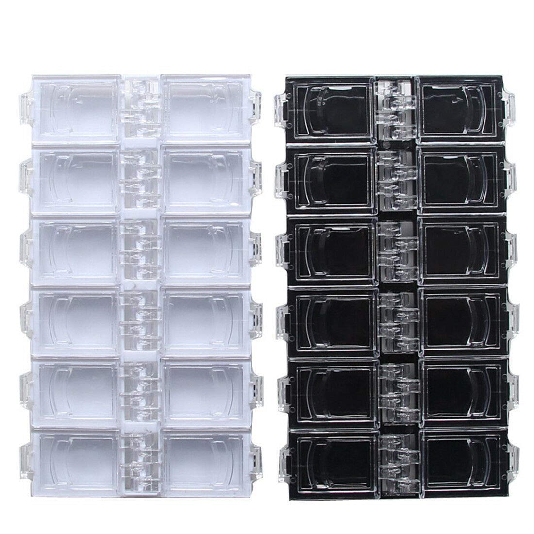 Amazon Com Nails Storage Box Nail Tips Storage Box 28 Slots Clear