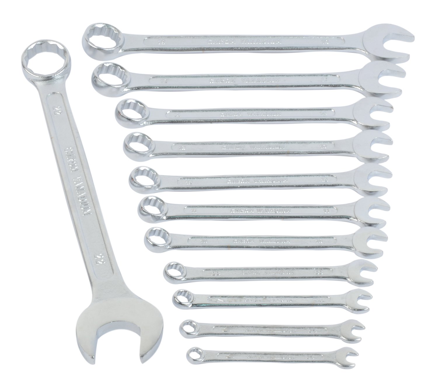Brueder Mannesmann M 130-12 Tools Ring Spanner Set